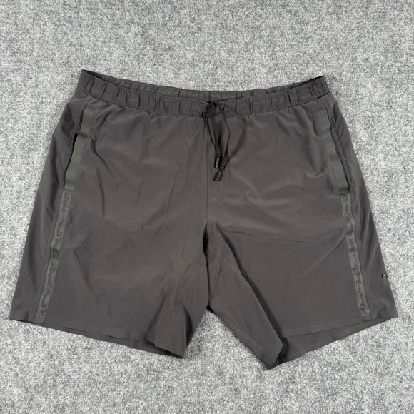 Lululemon Shorts XL Black License To Train Lined Running Workout Athletic Men's - Picture 1 of 9